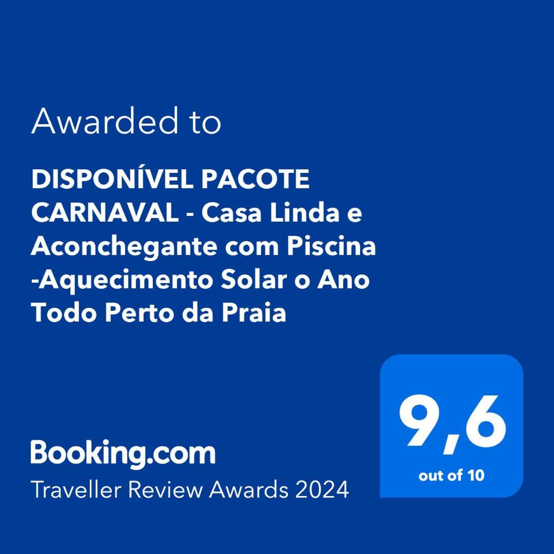 Casa Linda E Aconchegante Com Piscina -Aquecimento Solar O Ano Todo Perto Da Praia 프라이아 그란데 외부 사진